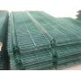 black PVC coated welded wire mesh fence
