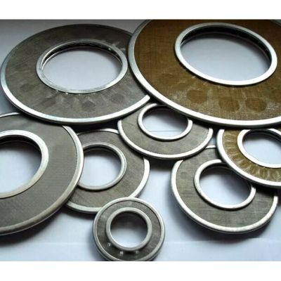 Customized Size sus 304 Stainless Steel Filter Wire Mesh Disc With Round Shape